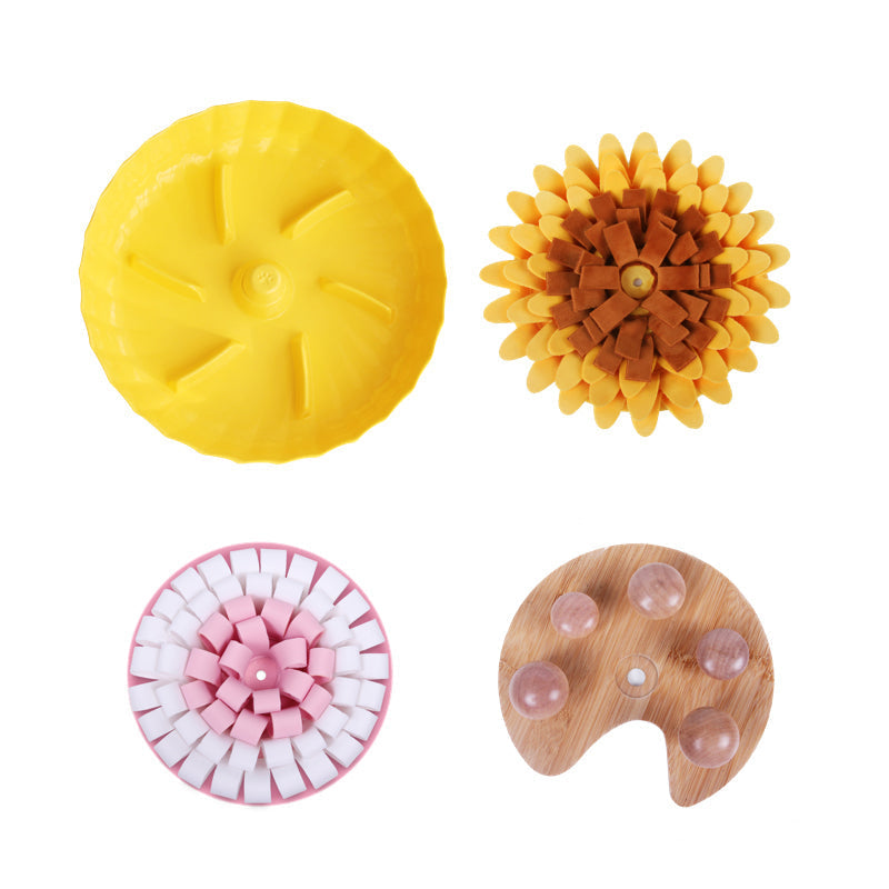 HKM-2825021 Interactive Anti-Choke Sniffing Pad Toy for Dogs and Cats ¨C Detachable Eco-Friendly PVC Pet Bowl
