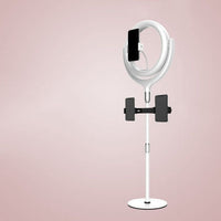 HKM-282579 LED Ring Light with Adjustable Bracket and Stand for Mobile Photography