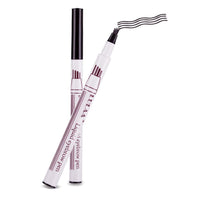 HKM-282579 Waterproof Four-Claw Eyebrow Pencil in Dark Gray - Precision Makeup Tool
