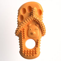 HKM-2827453 Durable Rubber Dog Chewing Slippers for Teeth Cleaning and Oral Health