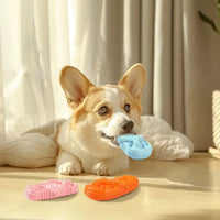 HKM-2827453 Durable Rubber Dog Chewing Slippers for Teeth Cleaning and Oral Health