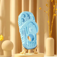 HKM-2827453 Durable Rubber Dog Chewing Slippers for Teeth Cleaning and Oral Health