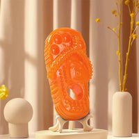 HKM-2827453 Durable Rubber Dog Chewing Slippers for Teeth Cleaning and Oral Health