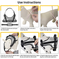 HKM-2828093 Durable Dog Traction Rope Vest for Medium and Large Dogs ¨C Adjustable Chest Strap in Various Colors