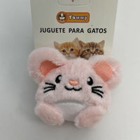 HKM-2828477 Cat Toys Set - Plush Chick, Mouse, and Owl for Playful Kittens