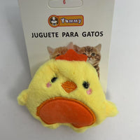 HKM-2828477 Cat Toys Set - Plush Chick, Mouse, and Owl for Playful Kittens