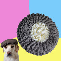 HKM-2829629 Bite-Resistant Pet Sniffing Mat with Non-Slip Base - 53x53 cm, 100% Polyester