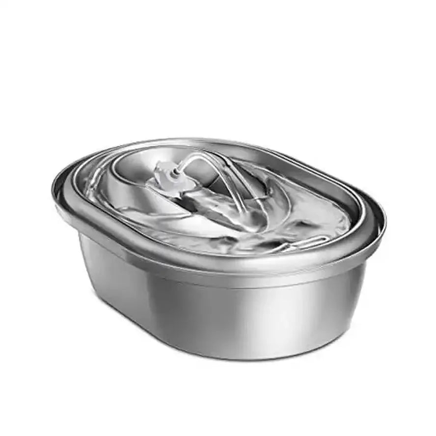 HKM-282963 Stainless Steel 2L Cat Water Fountain with Quiet Operation