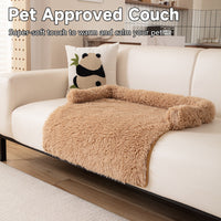 HKM-2830269 Cozy Plush Dog Bed Sofa Mat - Fluffy Nest Design for Fall and Winter Warmth