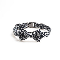HKM-2830781 Cute Denim Blue Flower Pet Collar with Metal Buckle and Adjustable Length for Dogs