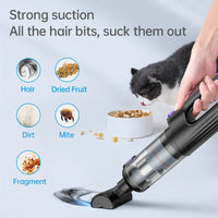 HKM-283091 High-Power Wireless Car Vacuum Cleaner with Digital Display and Tornado Cyclone Technology for Home and Automobile Use