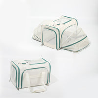 HKM-2831037 Spacious Outdoor Portable Pet Bag with Breathable Oxford Cloth – Available in Beige, Blue, Khaki, Gray, Green, and Purple