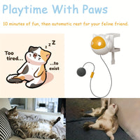 HKM-2832061 Interactive Automatic Cat Toy with Moving Ball for Stimulating Hunting Instincts – Durable Design, Battery Operated