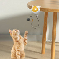 HKM-2832061 Interactive Automatic Cat Toy with Moving Ball for Stimulating Hunting Instincts – Durable Design, Battery Operated