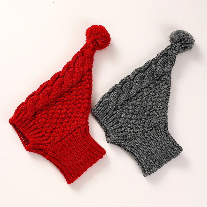HKM-2832573 Cozy Pet Woolen Hat for Winter, Ideal for Photos and Gift Giving