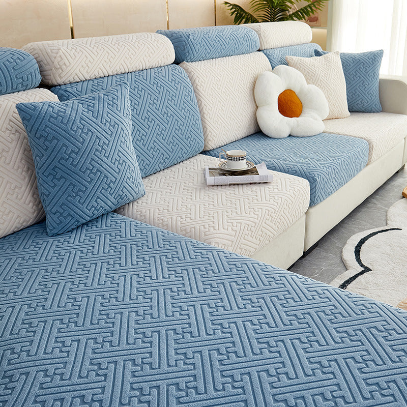 HKM-283411 Universal Sofa Cover - Non-slip Full Cover Cloth for Modern Simplicity, Available in Multiple Sizes
