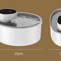 HKM-2834749 Wireless Smart Cat Water Dispenser with 4000mAh Lithium Battery and 2.5L Capacity