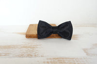 HKM-2836541 Creative Polyester Bowknot Pet Chain Ring and Rope Strap in Black Knight