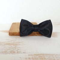 HKM-2836541 Creative Polyester Bowknot Pet Chain Ring and Rope Strap in Black Knight