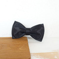 HKM-2836541 Creative Polyester Bowknot Pet Chain Ring and Rope Strap in Black Knight
