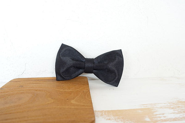 HKM-2836541 Creative Polyester Bowknot Pet Chain Ring and Rope Strap in Black Knight