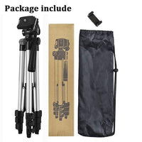 HKM-283731 40-Inch Universal Tripod Stand for Photography, Compatible with Smartphones and Cameras, Adjustable with 360° Rotation and Built-In Level