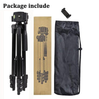 HKM-283731 40-Inch Universal Tripod Stand for Photography, Compatible with Smartphones and Cameras, Adjustable with 360° Rotation and Built-In Level
