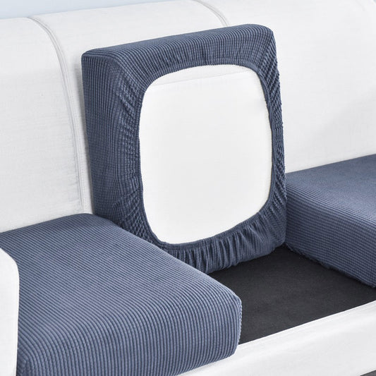 HKM-283731 Stretch Polar Fleece Sofa Cushion Cover in Multiple Sizes and Colors