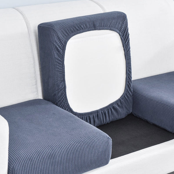 HKM-283731 Stretch Polar Fleece Sofa Cushion Cover in Multiple Sizes and Colors