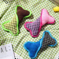 HKM-2837821 Bite-Resistant Teddy Toy with Dog Sound and Soft Fleece Lining for Pet Boredom Relief