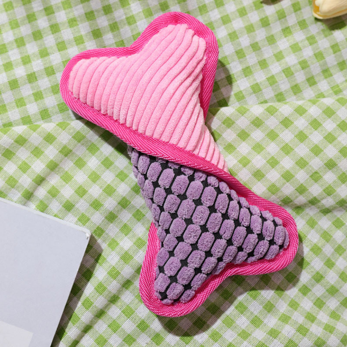 HKM-2837821 Bite-Resistant Teddy Toy with Dog Sound and Soft Fleece Lining for Pet Boredom Relief