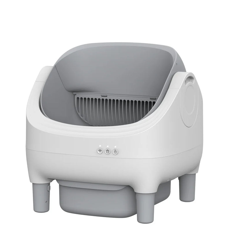 HKM-283795 Automatic Cat Litter Box with Intelligent Self-Cleaning Feature and Odor Control - Large Capacity 68L