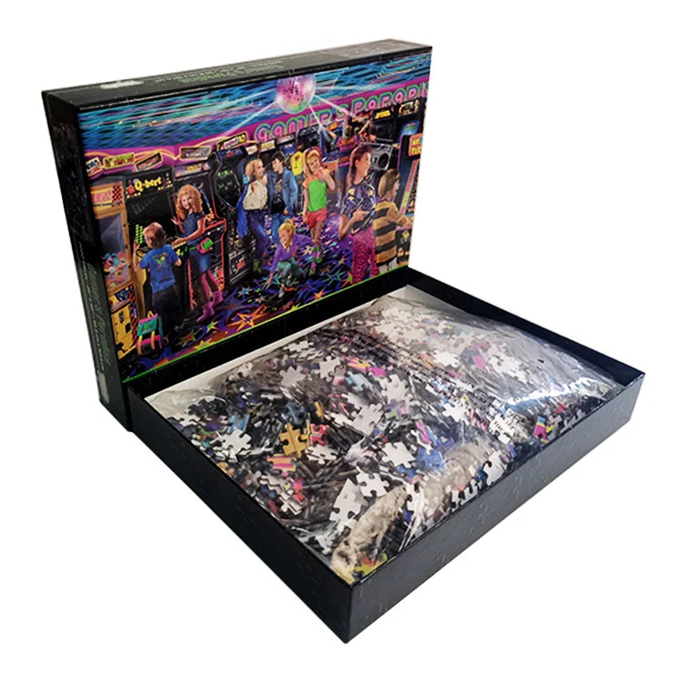 HKM-283795 Custom 1000 to 2000 Piece Adult Jigsaw Puzzle Game for Creative Leisure Activities