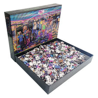 HKM-283795 Custom 1000 to 2000 Piece Adult Jigsaw Puzzle Game for Creative Leisure Activities