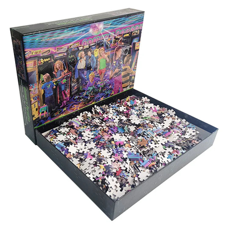 HKM-283795 Custom 1000 to 2000 Piece Adult Jigsaw Puzzle Game for Creative Leisure Activities