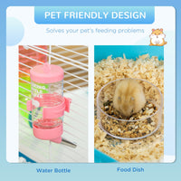 HKM-2838205 Extra Large 23" Hamster Cage with Tubes, Tunnels, and Exercise Wheel