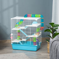 HKM-2838205 Extra Large 23" Hamster Cage with Tubes, Tunnels, and Exercise Wheel