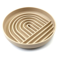 HKM-283859 Slow Feeding Silicone Bowl for Dogs and Puppies - Engaging Lick Mat Design that Reduces Gulping - Dishwasher Safe and Suitable for All Breeds - Promotes Better Digestion
