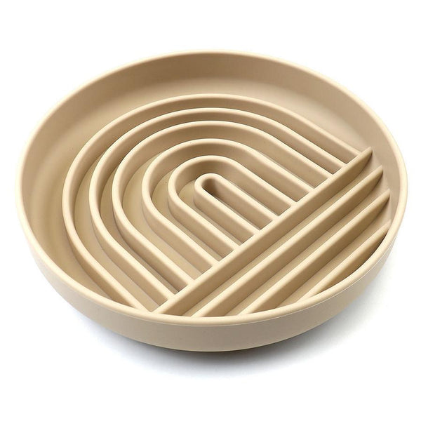 HKM-283859 Slow Feeding Silicone Bowl for Dogs and Puppies - Engaging Lick Mat Design that Reduces Gulping - Dishwasher Safe and Suitable for All Breeds - Promotes Better Digestion
