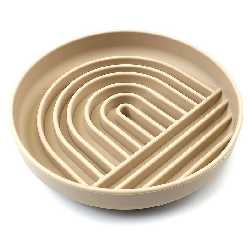 HKM-283859 Slow Feeding Silicone Bowl for Dogs and Puppies - Engaging Lick Mat Design that Reduces Gulping - Dishwasher Safe and Suitable for All Breeds - Promotes Better Digestion
