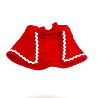 HKM-2838717 Christmas Pet Costume with Double-Sided Velvet Cloak, Hat, Scarf, and Hair Band - Warm and Stylish for Small to Large Pets