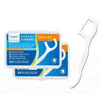HKM-283923 Ultra-Fine Dental Floss Sticks - 50 Count Interdental Cleaners for Effective Oral Hygiene