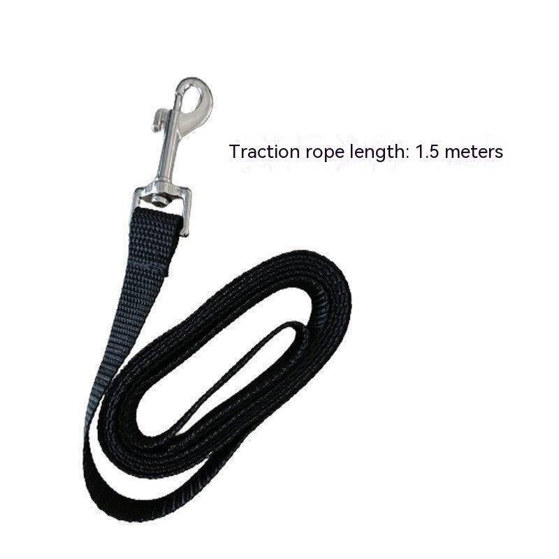 HKM-2840125 Pet Safety Chest Strap and Hand Holding Rope Set - Durable Polyester Material, Available in Sizes S, M, L, XL