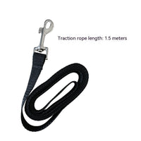 HKM-2840125 Pet Safety Chest Strap and Hand Holding Rope Set - Durable Polyester Material, Available in Sizes S, M, L, XL