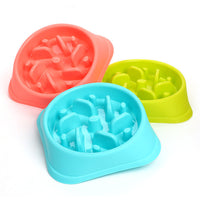 HKM-2840509 Anti-Choking Slow Feed Dog Bowl - Eco-Friendly PP Material, 20.5cm Diameter