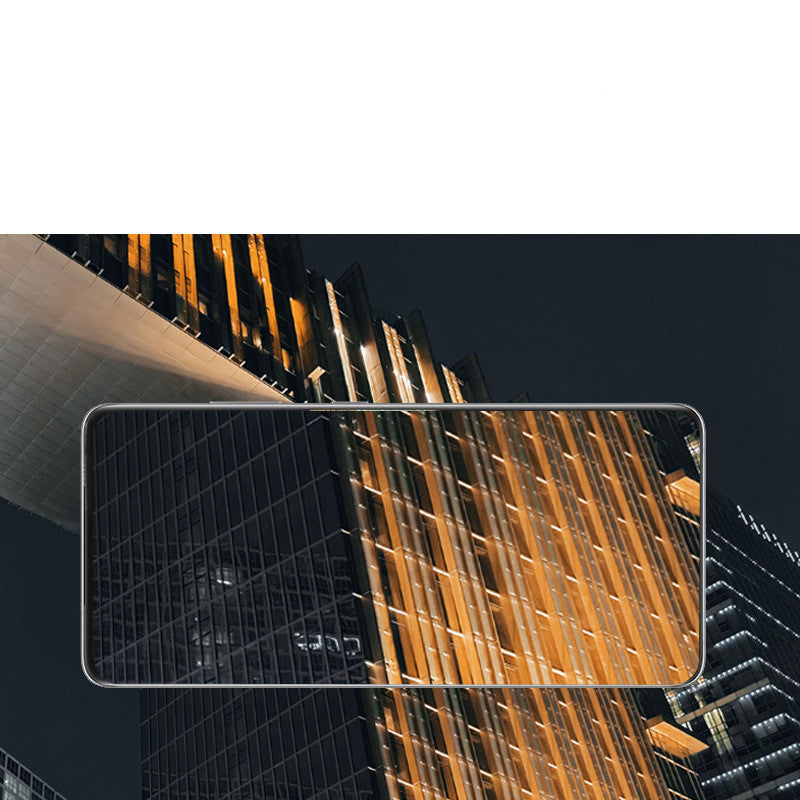 HKM-284051 HD Transparent Big U Camera Lens Protector - Flexible Tempered Glass, Scratch-Resistant, Laser Cut, Rear Mold Film