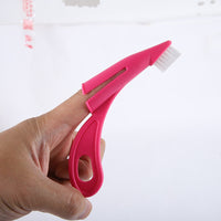 HKM-2841789 Pet Finger Toothbrush for Dogs and Cats - Silicone Bristles, Ergonomic Design, Lightweight Dental Care Tool