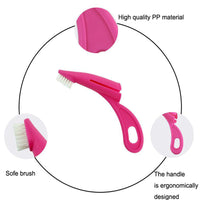 HKM-2841789 Pet Finger Toothbrush for Dogs and Cats - Silicone Bristles, Ergonomic Design, Lightweight Dental Care Tool