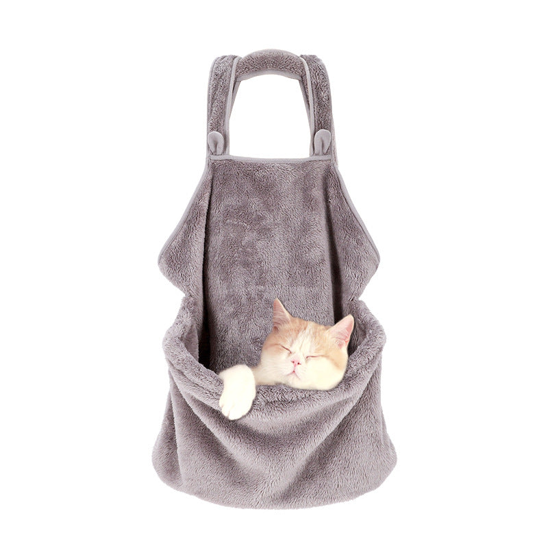 HKM-2842557 Casual Velvet Pet Backpack for Outings and Adventures