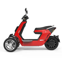 HKM-284371 2000W Electric Scooter Tricycle for Two Passengers, Front and Rear Disc Brakes, Up to 90km Range